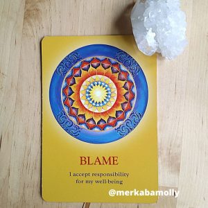 Soul's Journey oracle: Blame