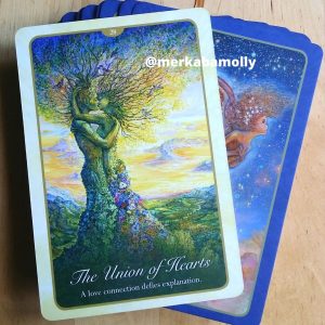 Manifestation sacred union: Whispers of Love Oracle "Union of Hearts" card